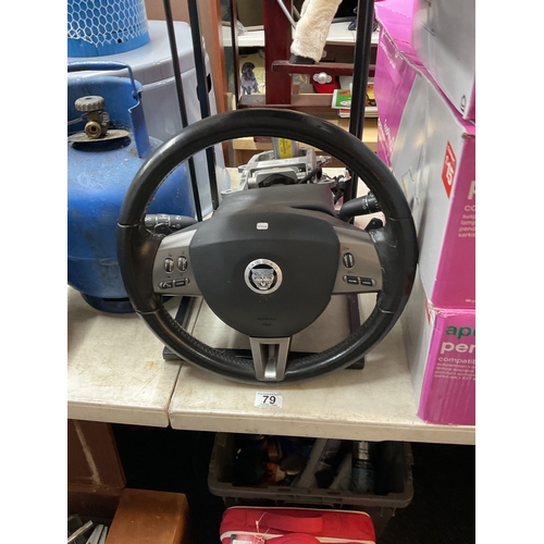 79 - Jaguar XF steering wheel and column