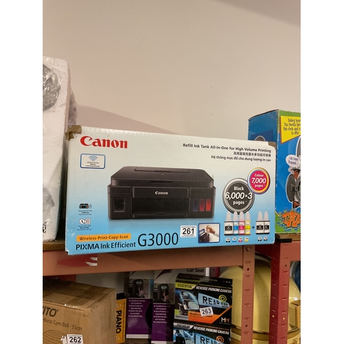 261 - Boxed canon  G3000 printer