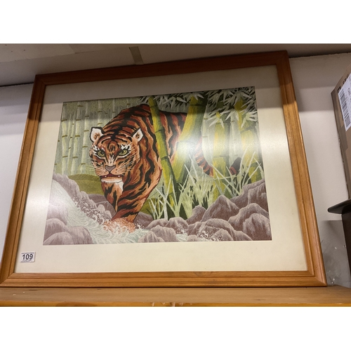 109 - Tiger tapestry