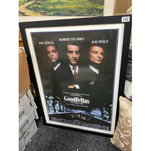 142 - Framed goodfellas poster