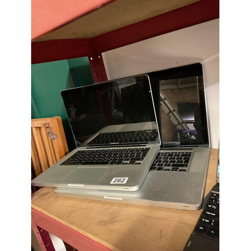 262 - Assorted laptops