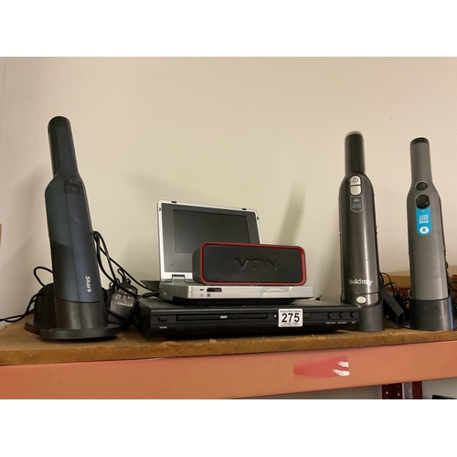 275 - Shark handheld hoovers & other electrical items