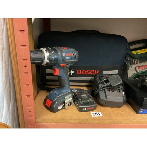 281 - Bosch drill set