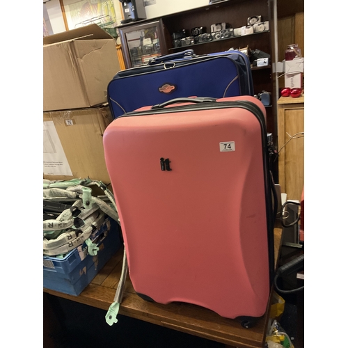 74 - 2 Suitcases