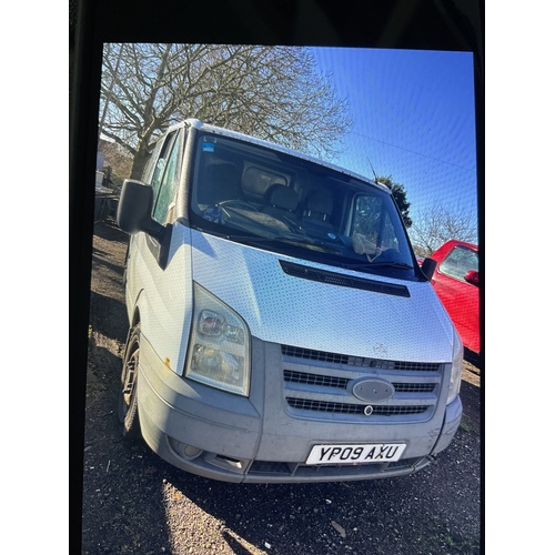 346 - 2009 transit van YP09 AXU