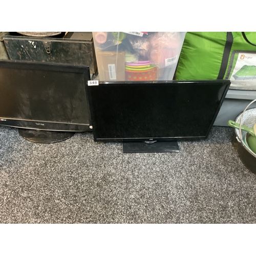 348 - 2 Portable TV's