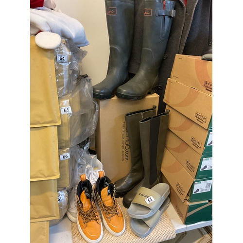 63 - Vans, Nike high tops, new boohoo boots etc