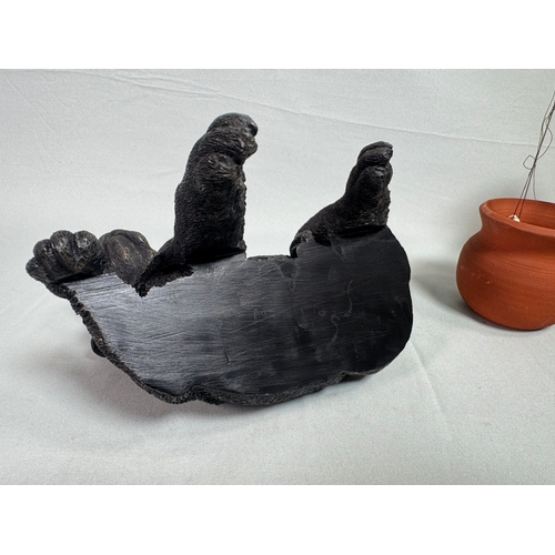 6 - Mixed Decorative Figurines inc. Lladro‑style Fisherman, Horse, Dog & Ceramics  Assorted figures and ... 