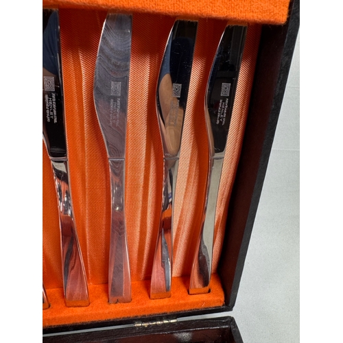 9 - Henley Firth Stainless Steel Cutlery Canteen Set Made in Great Britain  Complete boxed set. Good con... 