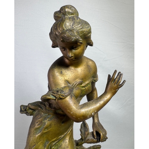 19 - Late 19th cent. French mantel clock 