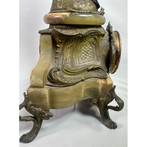 19 - Late 19th cent. French mantel clock 