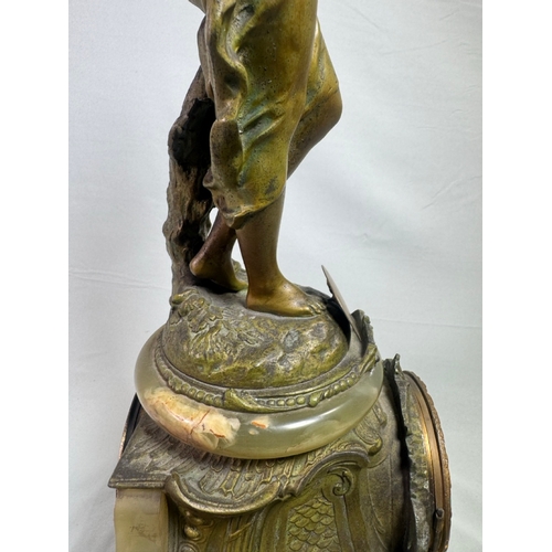 19 - Late 19th cent. French mantel clock 