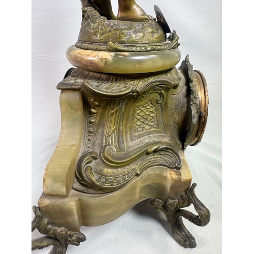 19 - Late 19th cent. French mantel clock 