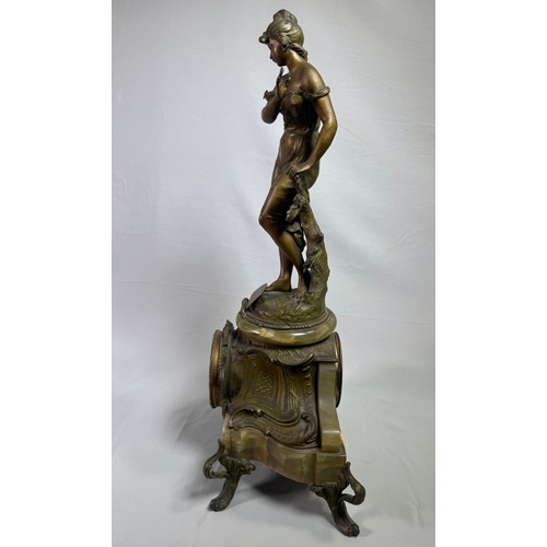 19 - Late 19th cent. French mantel clock 