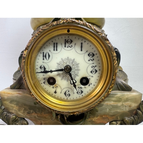 19 - Late 19th cent. French mantel clock 