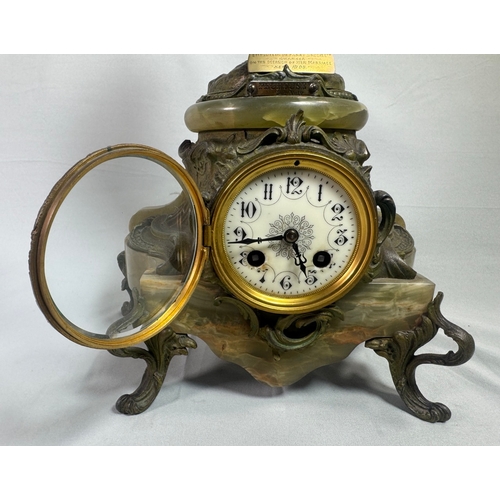 19 - Late 19th cent. French mantel clock 