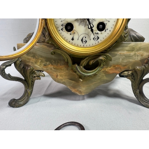 19 - Late 19th cent. French mantel clock 