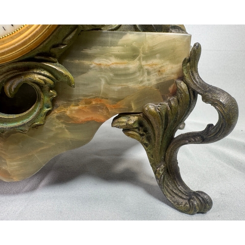 19 - Late 19th cent. French mantel clock 