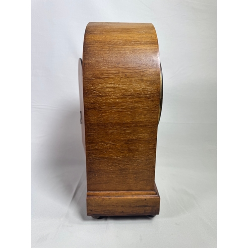 22 - Mixed Mantel Clock Lot inc. Edwardian Case, Wedgwood Clio & Quartz Desk Clock  Three clocks; mixed c... 