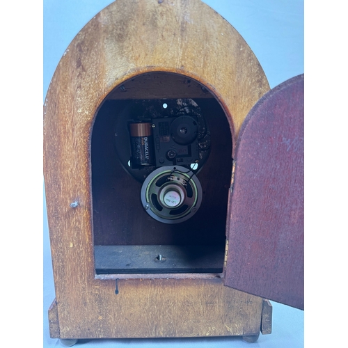 22 - Mixed Mantel Clock Lot inc. Edwardian Case, Wedgwood Clio & Quartz Desk Clock  Three clocks; mixed c... 