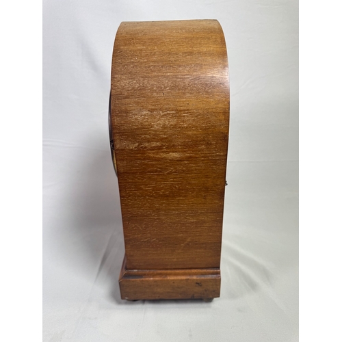22 - Mixed Mantel Clock Lot inc. Edwardian Case, Wedgwood Clio & Quartz Desk Clock  Three clocks; mixed c... 