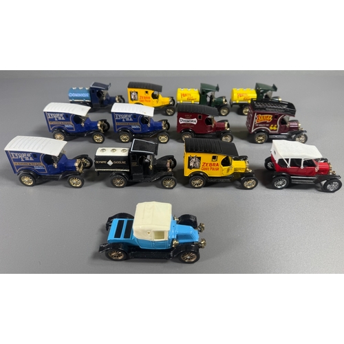 95 - Corgi advertising diecast van collection, assorted vintage lorries: Lyons Tea, Olympic Gasoline, Zeb... 