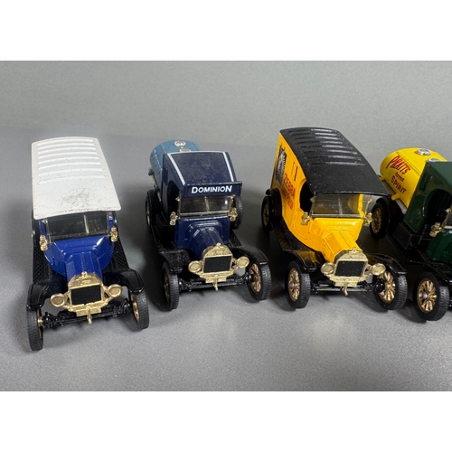 95 - Corgi advertising diecast van collection, assorted vintage lorries: Lyons Tea, Olympic Gasoline, Zeb... 