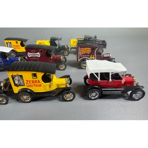 95 - Corgi advertising diecast van collection, assorted vintage lorries: Lyons Tea, Olympic Gasoline, Zeb... 