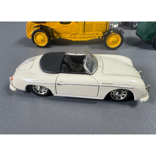97 - Corgi classic diecast cars & racing collection, incl. Bentley 4½ Litre, Chevrolet Camaro, Lotus Cort... 