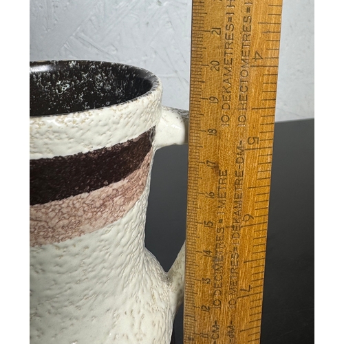 196 - West German Pottery Fat Lava Pitcher / Vase – Mid-Century Modern (Approx. 20cm).

Vintage West Germa... 