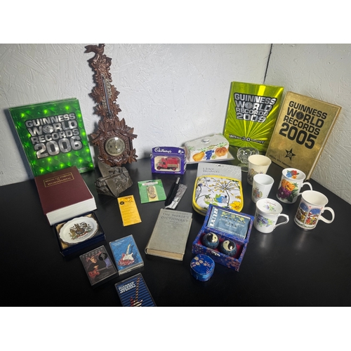 100 - Mixed Collectors Job Lot – Corgi Cadbury's Bournville van boxed, Black Forest barometer, Chinese yin... 