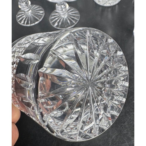 279 - Large Collection of Mixed Cut Crystal Glassware – approx 22 pieces including champagne coupes, wine ... 
