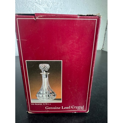 357 - Collection of Crystal Glassware. Some in original boxes. Include, Original Walther Glas Vase, Killar... 