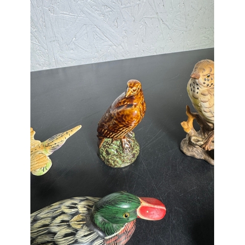 586 - Large Collection of Ceramic & Pottery Bird Figures – inc. Beswick & Beneagles (Shipping Available).
... 