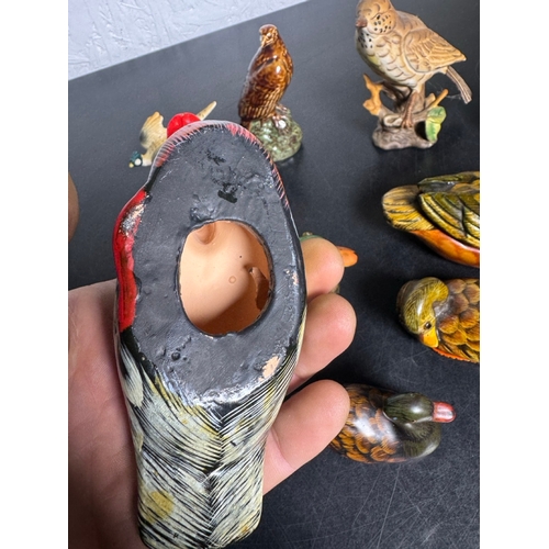 586 - Large Collection of Ceramic & Pottery Bird Figures – inc. Beswick & Beneagles (Shipping Available).
... 