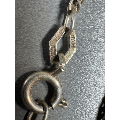 34 - Mixed silver lot — three coin‑charm bangles, cut 1939 farthing pendant on chain and assorted silver ... 