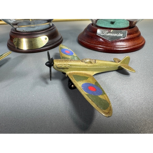 108 - Framed Spitfire print, signed 