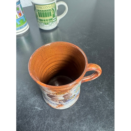 309 - Collection of Vintage Commemorative & Advertising Mugs – Royal Jubilee, Investiture, London & Nescaf... 