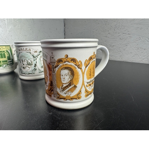 309 - Collection of Vintage Commemorative & Advertising Mugs – Royal Jubilee, Investiture, London & Nescaf... 