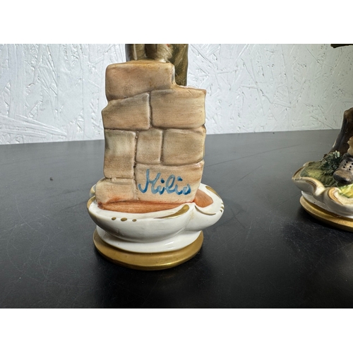 585 - Set of 3 Italian Figurines – Hand‑Painted Capodimonte‑Style Children (Shipping Available).

Charming... 