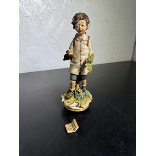 585 - Set of 3 Italian Figurines – Hand‑Painted Capodimonte‑Style Children (Shipping Available).

Charming... 