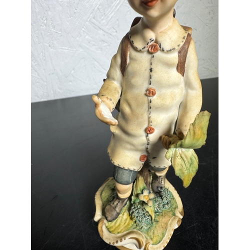 585 - Set of 3 Italian Figurines – Hand‑Painted Capodimonte‑Style Children (Shipping Available).

Charming... 