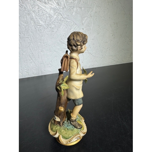 585 - Set of 3 Italian Figurines – Hand‑Painted Capodimonte‑Style Children (Shipping Available).

Charming... 