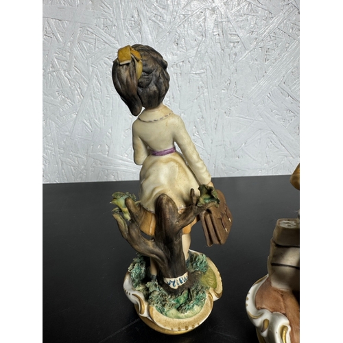 585 - Set of 3 Italian Figurines – Hand‑Painted Capodimonte‑Style Children (Shipping Available).

Charming... 