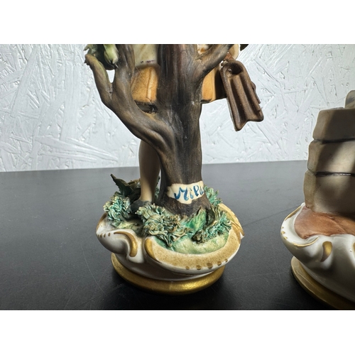 585 - Set of 3 Italian Figurines – Hand‑Painted Capodimonte‑Style Children (Shipping Available).

Charming... 