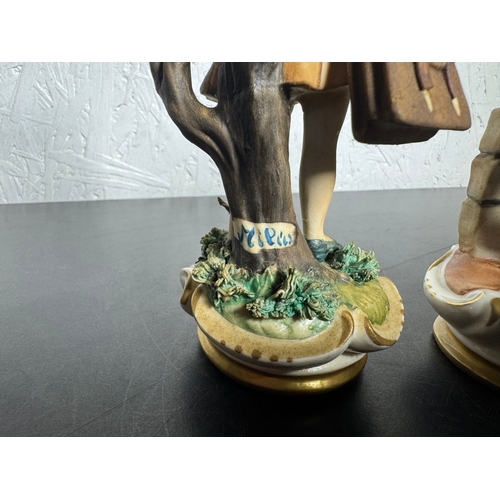 585 - Set of 3 Italian Figurines – Hand‑Painted Capodimonte‑Style Children (Shipping Available).

Charming... 