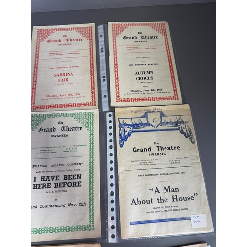 A Collection of Approximately 22 Grand Theatre Swansea Programmes and ...