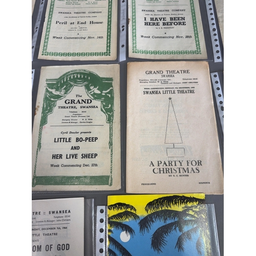 A Collection of Approximately 22 Grand Theatre Swansea Programmes and ...
