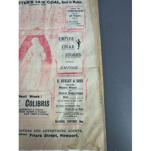 Victorian Empire Palace of Varieties Newport Silk Gala Programme and ...