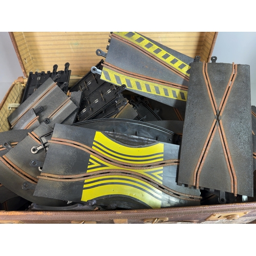 A Collection of Scalextric Slot Car Racing Track Components and ...